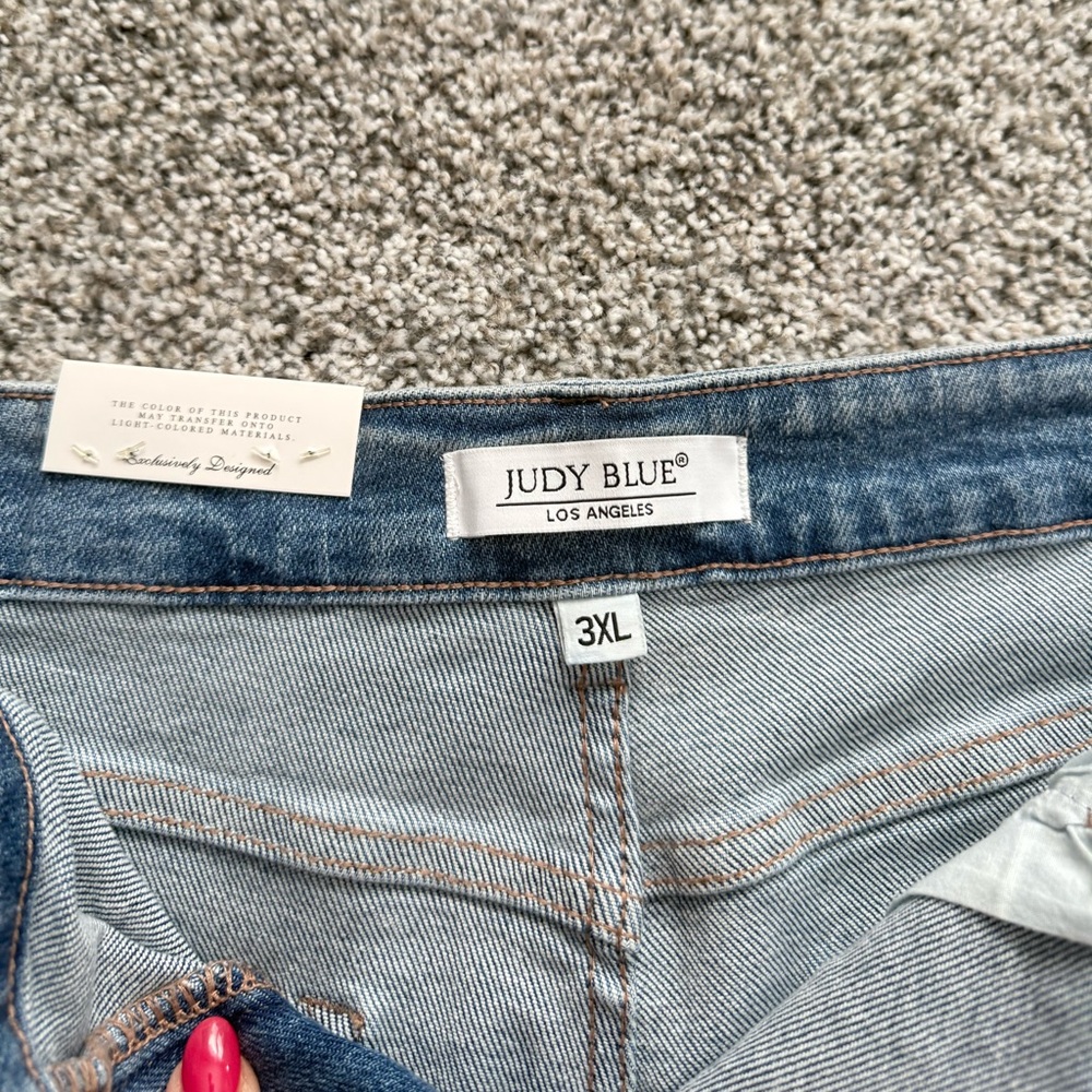 Judy Blue shorts with diamond bling.